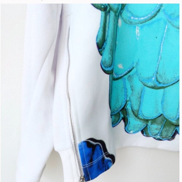 Risto Doppio Artichoke Side-Zip Boxy Sweater Size Small - Picture 3 of 7